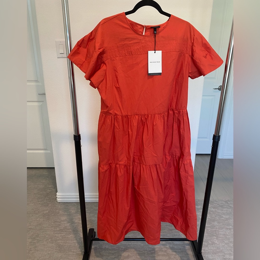 Who What Where Target NWT orange dress. Size XXL.